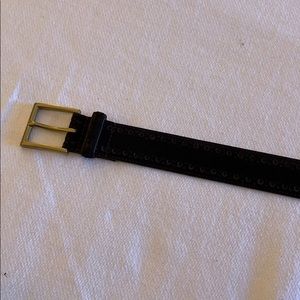 NWOT Cole Haan Black Suede Belt size 36
